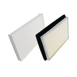 Fraxle Engine and Cabin Air Filter Set Replacement for Nis-san Sentra 2013 2014 2015 2016 2017 2018 2019, Juke 2011-2017