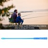 Mini Portable Fishing Throwing Pole Slippy Resistance Durable Bait Feeder
