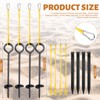 Otoolling Outdoor Volleyball Adaptor Kit with Heavy Duty Ground Stakes