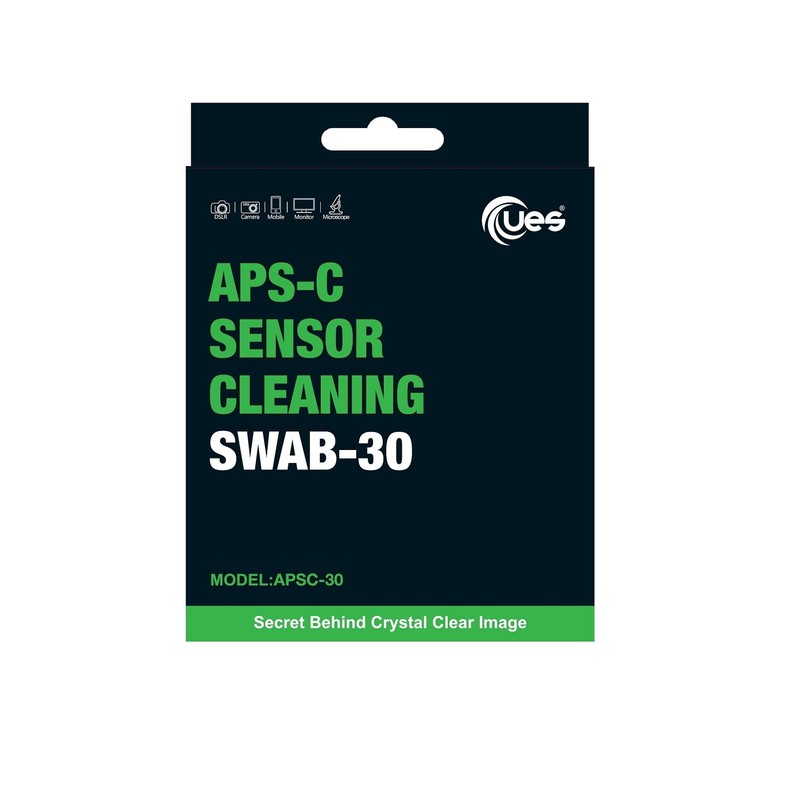 UES APSC-30 Sensor Cleaning Swabs for APS-C Cameras: 30 x
