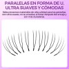 Itntfn U-shaped Blister Extensión De Pestañas Pre Armadas Volumen 0.07
