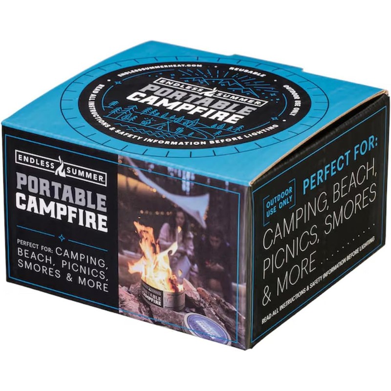 Endless Summer Portable Fire Pit - Compact Campfire With 3+