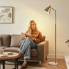 Light Luxury Adjustable Golden Floor Lamp for Living Room Bedroom