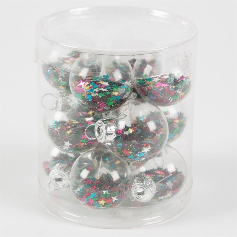 Sass & Belle Mini Disco Stars Baubles - Set of