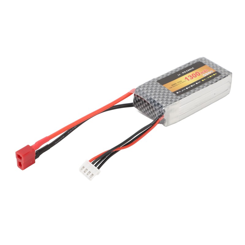 RC LiPo Battery 11.1V 1300mAh 3s with 25CT Connector Lithium