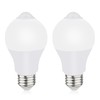Motion Sensor Light Bulbs for Outdoor Indoor, 9W A19 Motion