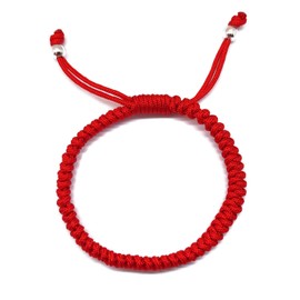 MYSTIC JEWELS – Kabbalah Lucky Red Thread Cord – Unisex – Adjustable – Evil Eye Protection, Good Luck (Red)