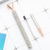 4 Pcs Big Diamond Pens Large Crystal Pens Metal Ballpoint