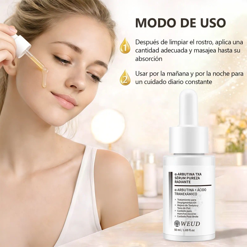 Sérum Despigmentante Iluminador Arbutina Txa Weud 50ml