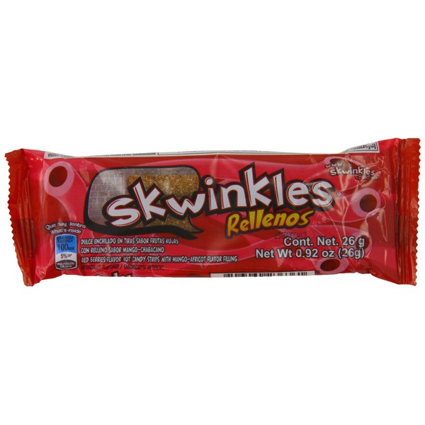 Lucas Skwinkles Rellenos Pineapple Flavor Hot Candy