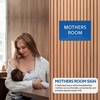 ADA CENTRAL SIGNS - 6" X4" Mothers Room Sign -
