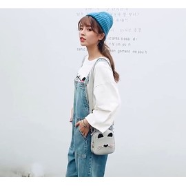 A-QMZL Girls Handbags Mini Shoulder Bag Little Girls Crossbody Bag Cute Stylish Casual Bag Messenger Bag Multiple Back Methods Large Capacity Handbag for Girls Kids Toddler (grey)