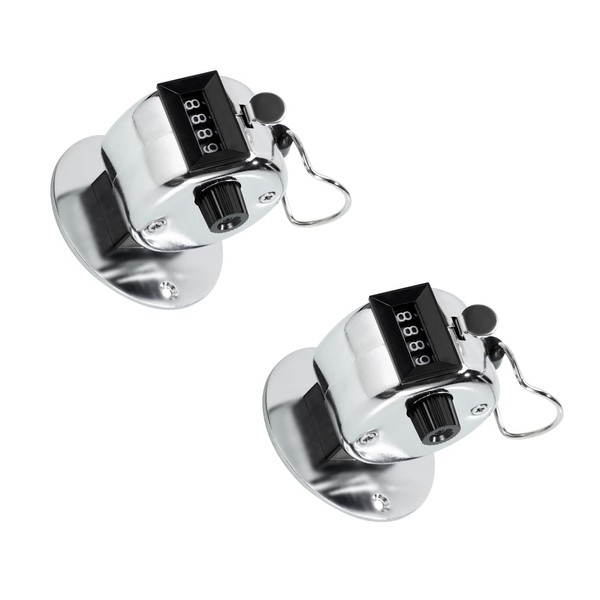AIXXCUVQ 2pack/lot Metal Counter Surfaces Sturdy for Number Tally Counter