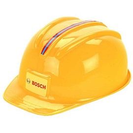 Theo Klein 8127 Bosch Safety Helmet I Toy Helmet in the Style of a Worker's Hard Hat I Adjustable Size I Dimensions: 25.8 cm x 19.5 cm x 11 cm I Toy for Children Aged 3 Years and up