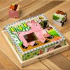 Melissa & Doug Farm Wooden Cube Puzzle with Storage Tray
