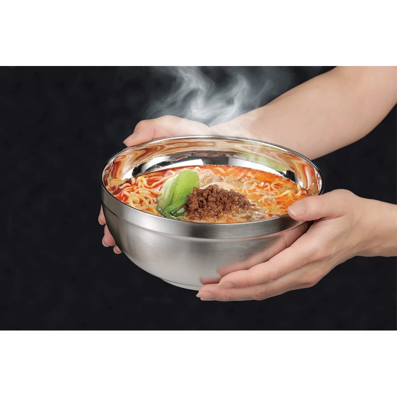 Kakusee HOL-04 Stainless Steel Bowl, Set of 4, Spoon and