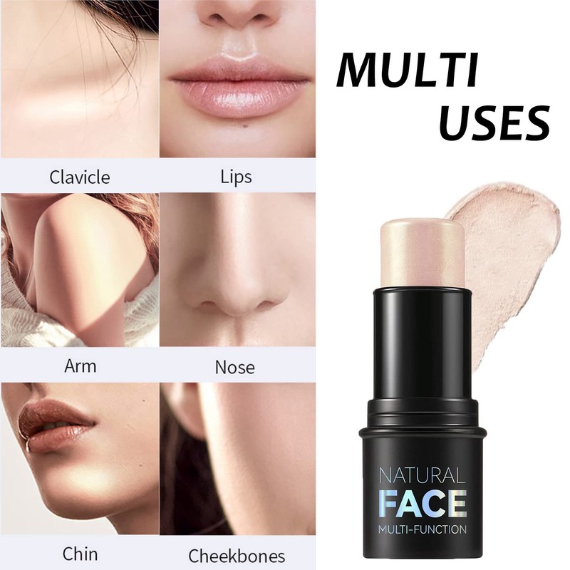 Pack of 3 Contour Highlighter Blush Sticks - Long Lasting