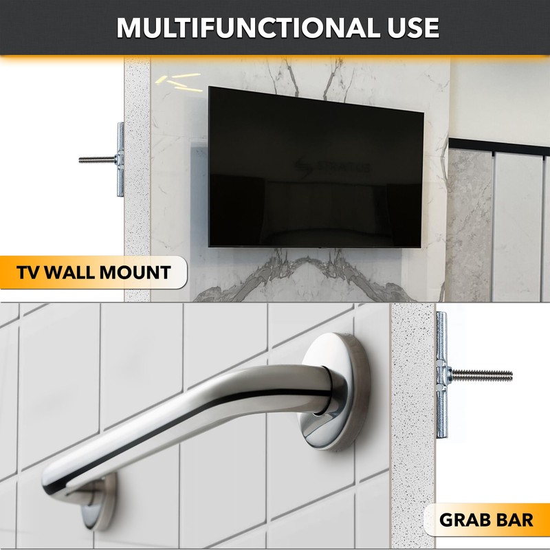 CondoMounts MSK9002 Tiled Wall TV Mounting Kit | Granite |