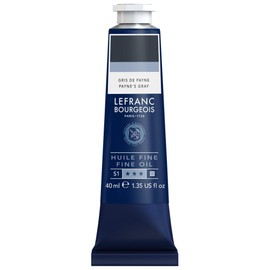 Lefranc Bourgeois 301797 Fine Oil Paint in Excellent Quality, Lightfast with Even Consistency, 40 ml Tube, Ideal for Stretcher Frame, Canvas, Painting Cardboard, Umbra Natural
