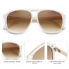 SOJOS Retro Large Aviator Sunglasses for Women Men Classic UV400