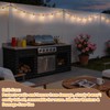Adjustable Outdoor Light Hooks, 5pcs No Drill Metal Hangers for