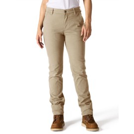 Carhartt Women's The Essential Canvas Pant, Dark Khaki, 12