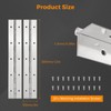 BEAMNOVA 2 Pcs Piano Hinges 12x2x0.06 Inch Heavy Duty Continuous
