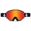 Volcom - Yae Goggles Matte Black + Bonus Lens Yellow/Red