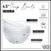 Vikko Soup Bowls, 6.5 Inch Salad Bowls, Glass Soup Bowls,