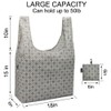 HOLYLUCK Reusable Grocery Bags,Heavy Duty Foldable Shopping Tote Bag (Extra