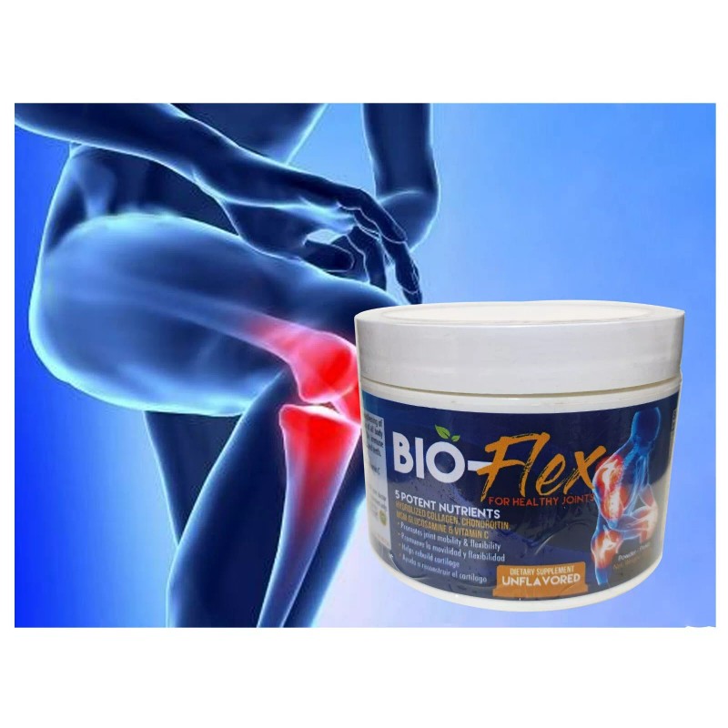 BIOFLEX Chondroitin Glucosamine unflavored MSM HYDROLYZED COLLAGEN Powder 120g