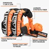ALL-TOP Kinetic Rope Kit (Reflective) w/ 2 Soft Shackles, 48000Lbs,