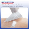 Niceful 50 Count Adhesive Gauze Island Dressing 4" x 4",