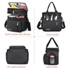 LOKASS Lunch Box for Women-Double Deck Insulated Adults Lunch Bag