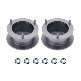 maXpeedingrods 3.5" Front Leveling Lift Kit for 1994-2013 Dodge Ram 1500 2500 3500 4WD, Lift Coil Spring Spacers for Pickup Trucks, Gray