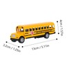Operitacx 2 Piece School Bus Toy Cast Pull Back Cars
