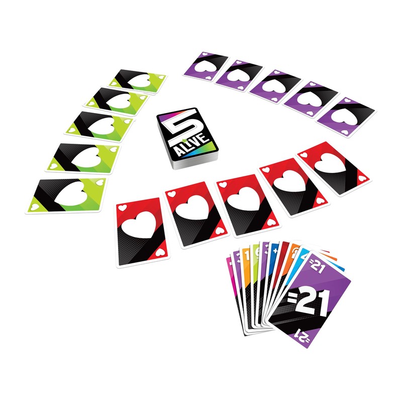 Hasbro Gaming 5 Alive Card Game, Fast-Paced Game for Kids