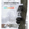 4G LTE Cellular Solar Security Camera Outdoor: No WiFi Solar