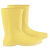 Radnor 3X Yellow 12" Latex Hazmat Overboots With Ribbed And