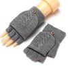 HPONEZJ Gloves Women's Half Finger Winter Gloves Wool Finger Gloves