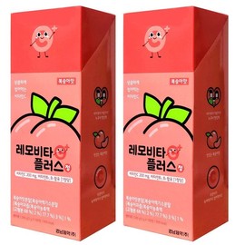 Kyungnam Pharm 경남) 레모비타 플러스정 2g x 120정 x 2팩 복숭아맛 Gyeongnam) Lemovita Plus Tablets 2g x 120 Tablets x 2 Packs Peach Flavor