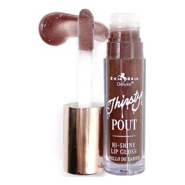 Labial Lip Gloss Thirsty Pout Hi-shine Italia Deluxe Acabado Brillo Color 10 Night Out