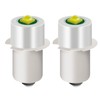 YAFIYGI 2 Pack LED Flashlight Replacement Bulb with 18V 12V