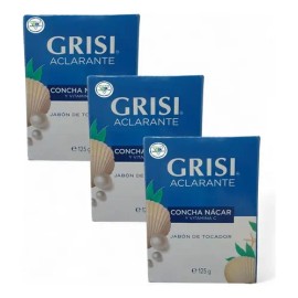 3 Jabón Concha Nácar 125g Grisi                                                                                                                       