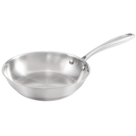 Guy Fieri's Flavortown 8" Stainless Steel Fry Pan - Premium Non-Toxic Three-Layer Skillet, Oven-Safe up to 500F