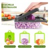 Rallador Multiusos Corta Rebana Pica Y Ralla Verduras/frutas Verde