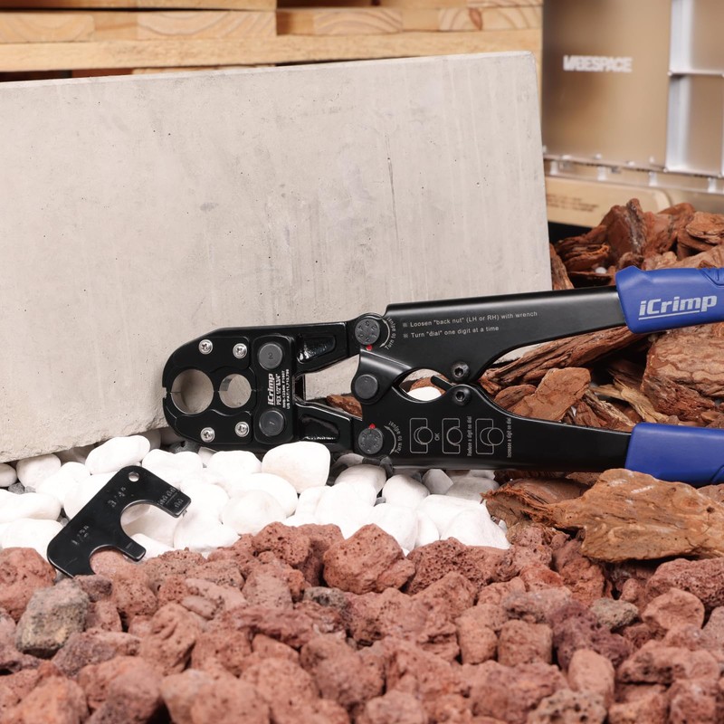 iCrimp IWS-1234N Pex Pipe Crimping Tool, Plumbing Tool with Convertible