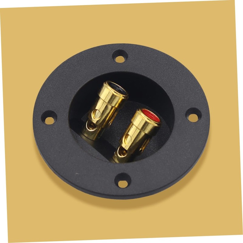 KICHOUSE 2pcs Audio Junction Box Speaker Terminal Crimp Terminals for