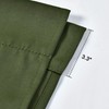 DONREN Olive Tie Up Curtains for Kithcen Living Room Adjustable