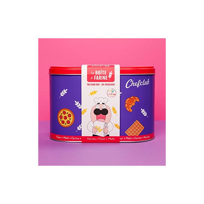 Chefclub Flour Can: This handy flour tin is designed for